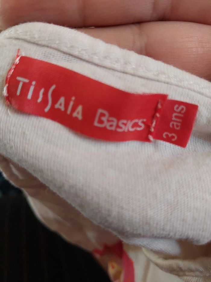 Tee-shirt blanc avec une glace Taille 3 ans - photo numéro 2