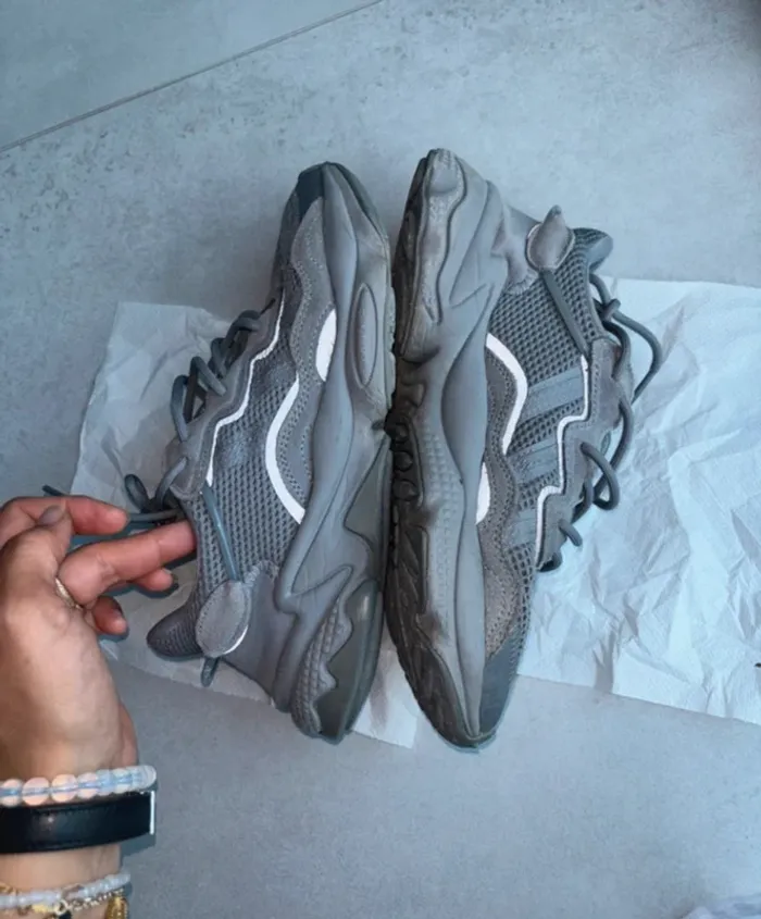 Baskets ozweego grises 37 1/3 adidas - photo numéro 3