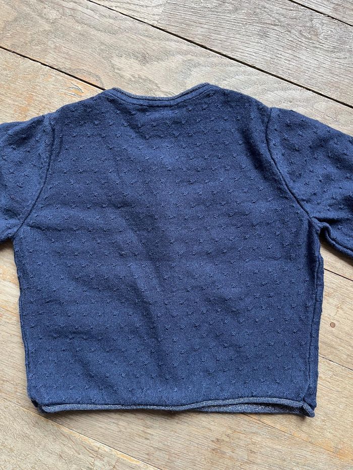 Gilet marine Petit Bateau 4 ans - photo numéro 2