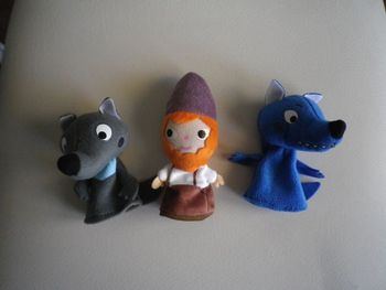 LOT DE MINI MARIONNETTES