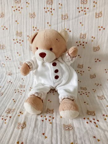 Doudou peluche ours BM Ricani