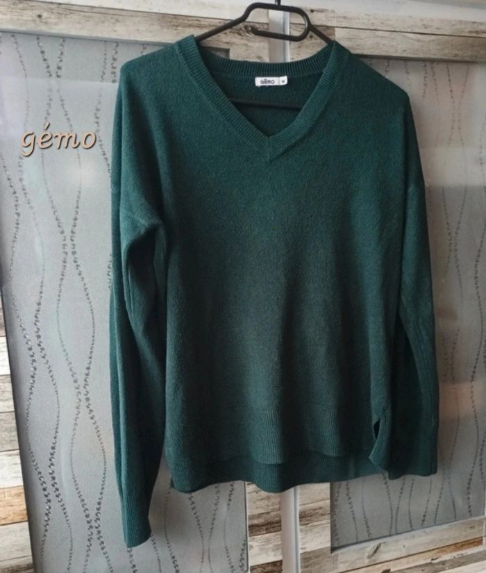 Pull vert sapin gémo taille 38