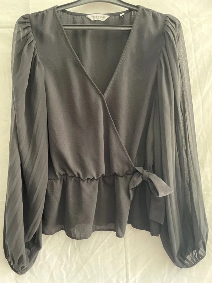 blouse Naf Naf noir taille S