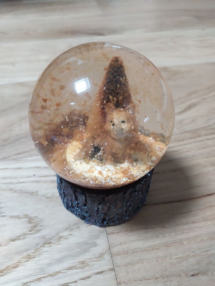 Boule à neige renard