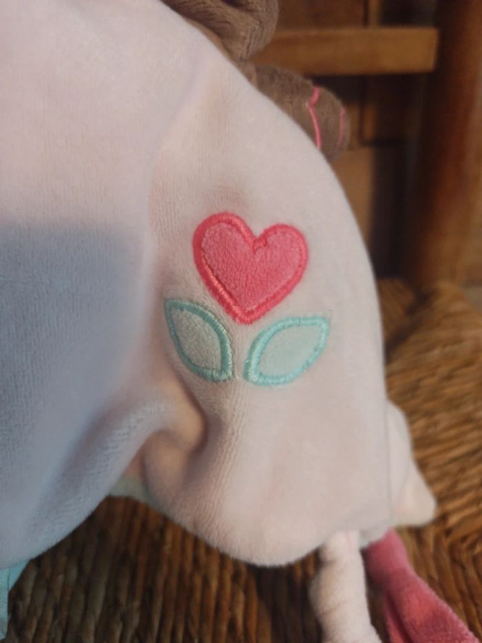 Doudou éléphant nattou Charlotte et Rose tbe - photo numéro 7