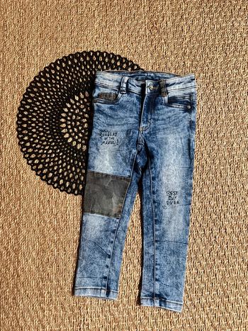 Jean patch militaire