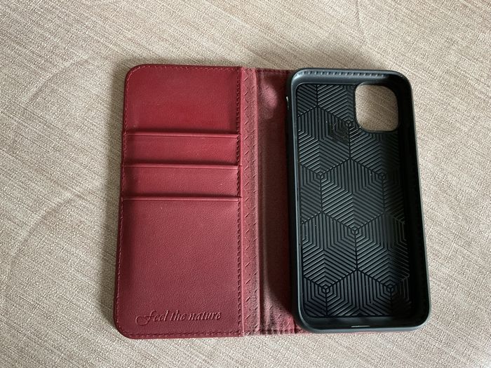 Coque en cuir portefeuille IPhone 11 Shiedon - photo numéro 3