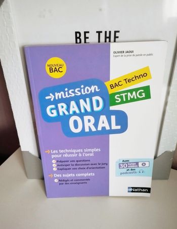 Livre Mission Grand oral STMG - Terminale - Bac 2025 - Epreuve finale Tle Grand oral
