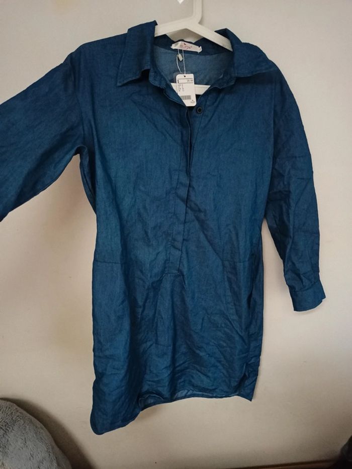 Robe couleur jean - photo numéro 3