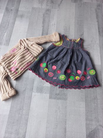 Robe et gilet 6 mois
