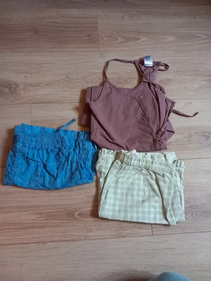 Lot 3 shorts coton fille (10 ans)