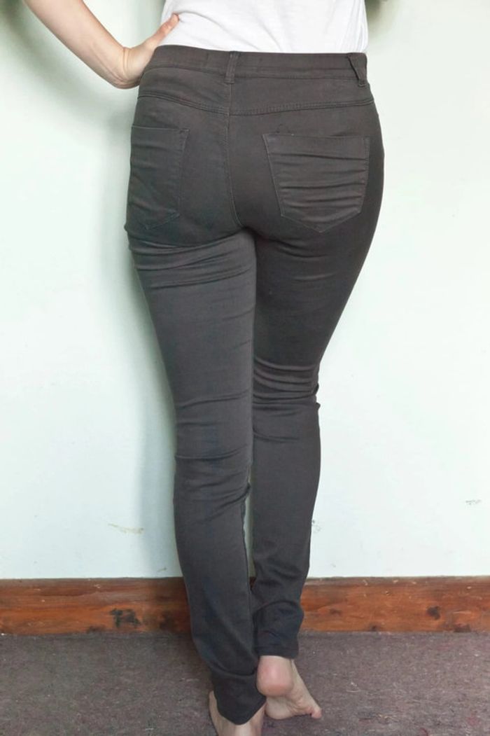 Pantalon slim cache cache violet bleu - photo numéro 3