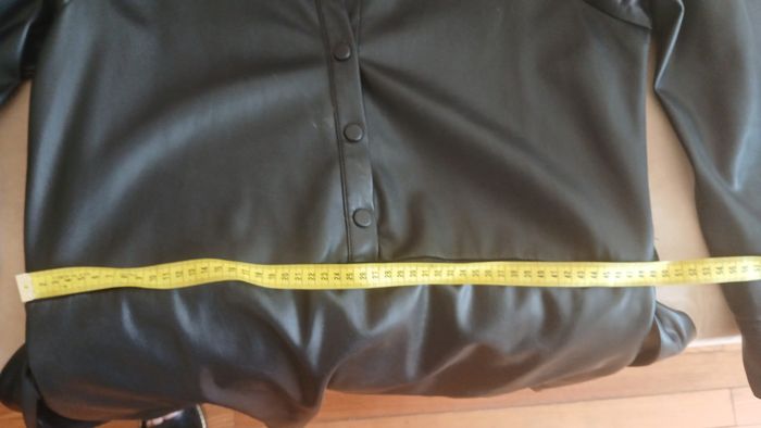 robe simili cuir  noire - photo numéro 8