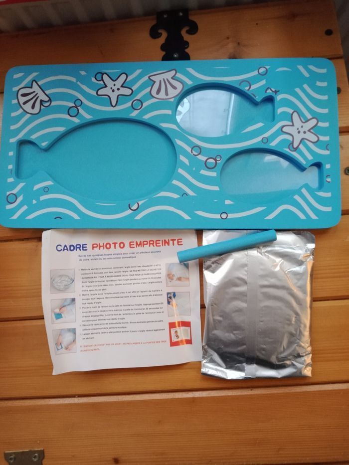 Cadre photo avec empreinte NEUF - photo numéro 2