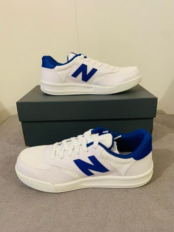 Basket new balance 300 blanc et bleu