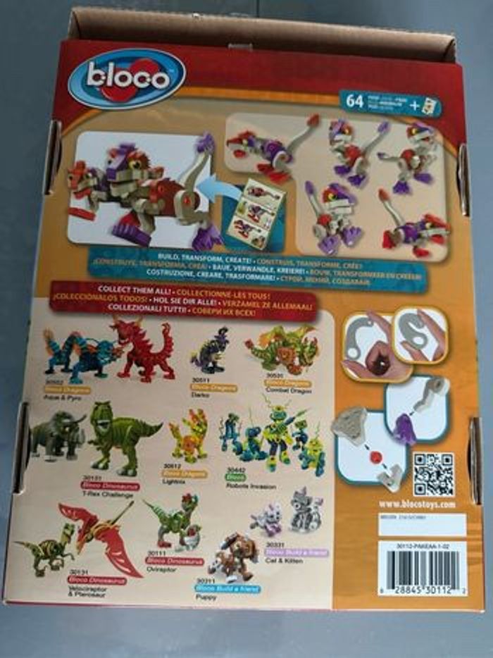 Jeu de construction en mousse 2 dinosaures bloco Dinosaurus - photo numéro 10