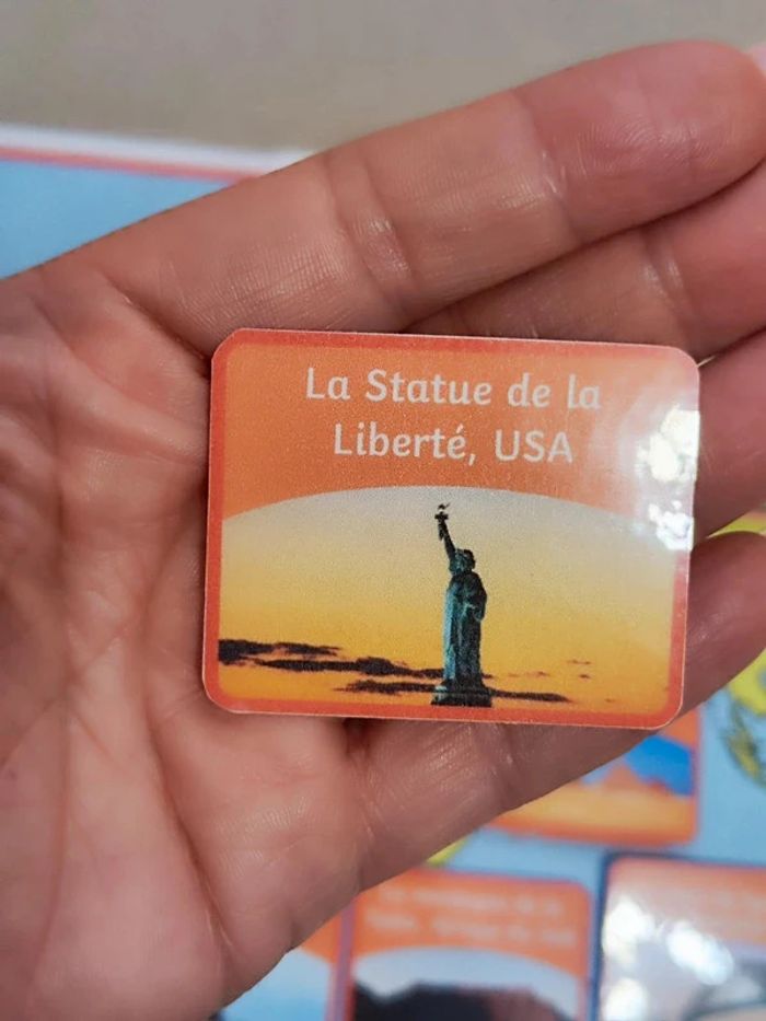 Carte du monde et ses monuments à scratch - photo numéro 9