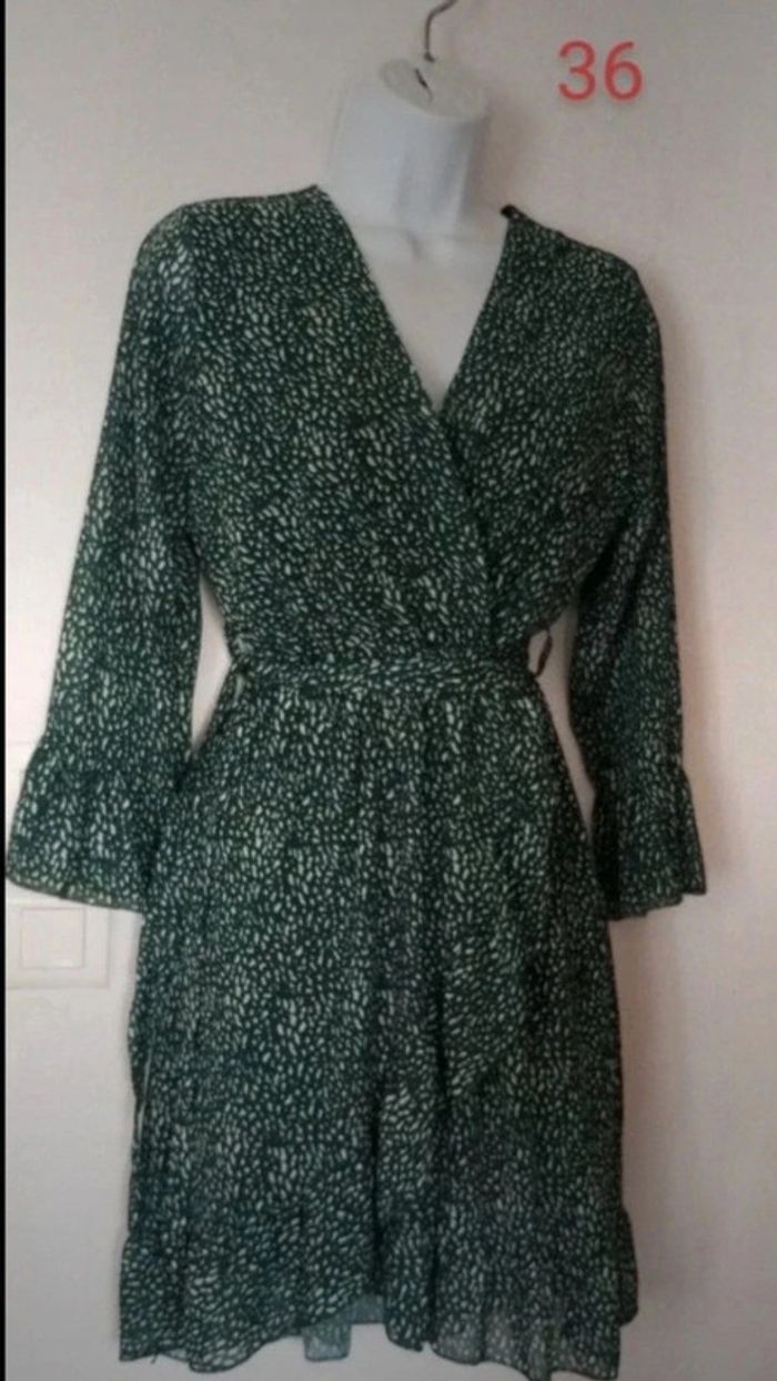 Robe doublée cache cœur femme.36.