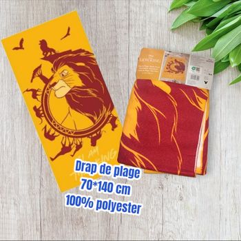 Serviette drap de plage Le roi lion disney