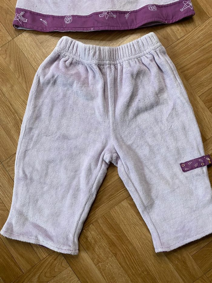 Pyjamas 2 pièce mauve taille 3 mois Kiabi Baby - photo numéro 4