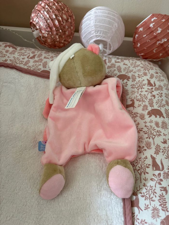 Doudou Ourson Rose Sucre d’orge - photo numéro 5