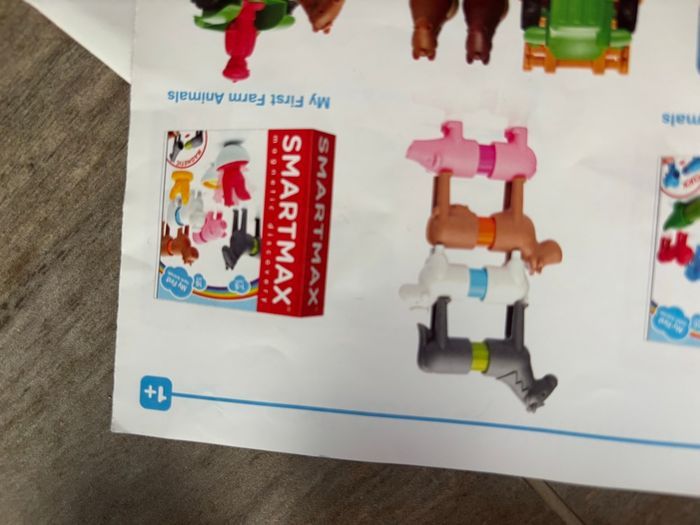 Lot 3 coffrets SmartMax – Animal Train + Farm Animals + Click & Roll - photo numéro 5