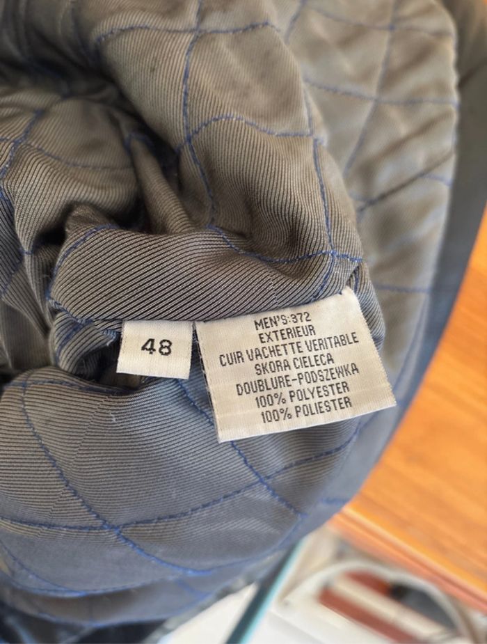 Manteau cuire homme - photo numéro 5