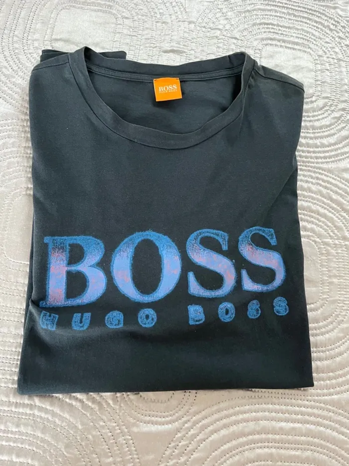 T-shirt Hugo Boss bleu - photo numéro 7