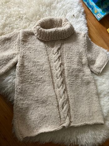Pull en laine 3/4 ans
