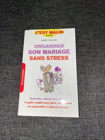 Livre organiser son mariage sans stress
