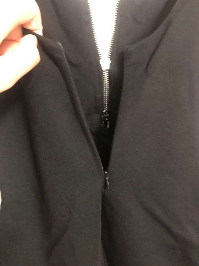 Superbe belle robe à zip noire Zara neuve avec étiquette taille M - photo numéro 6