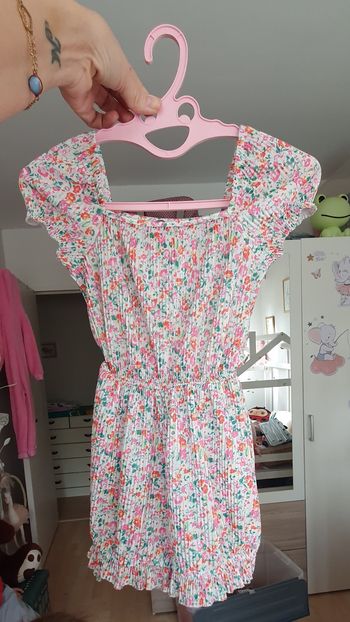 Combi-Short à manches courtes, motifs petites fleurs multicolores (5 ans-108/113Cm) / Kiabi