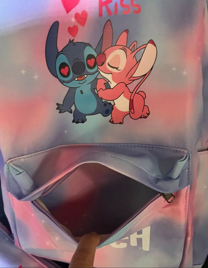 Stitch et Angel sac à dos , sac et trousse neuf - photo numéro 7