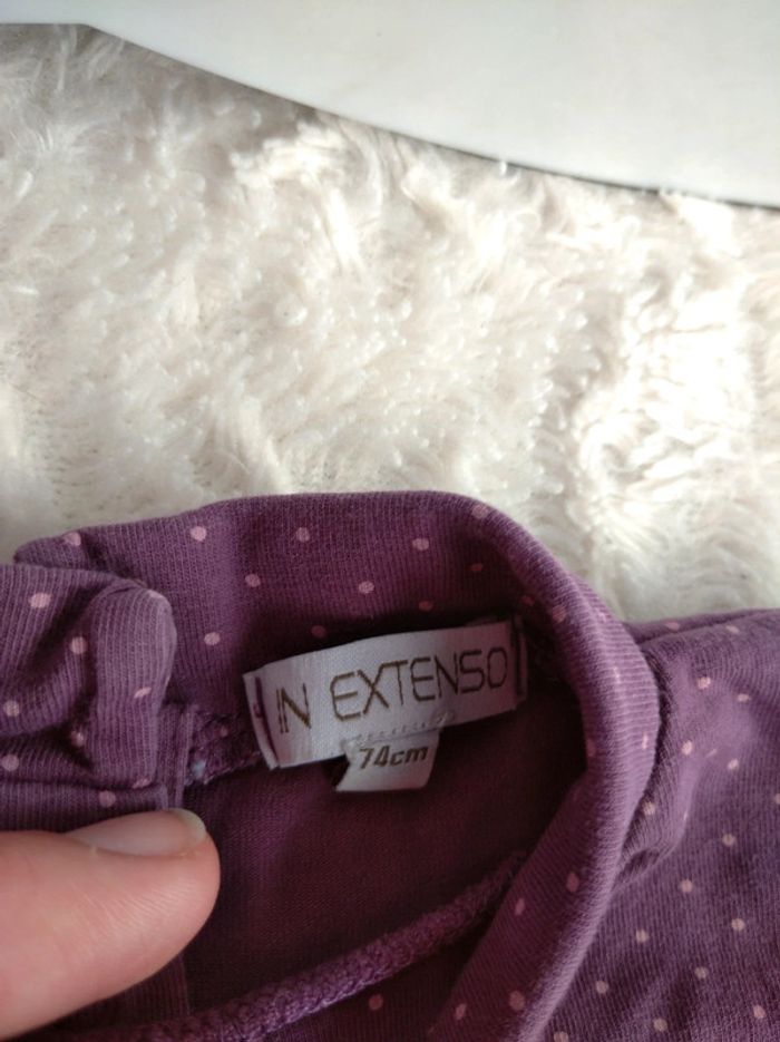 Sous pull col roulé à pois Fille 9 mois In Extenso - photo numéro 5