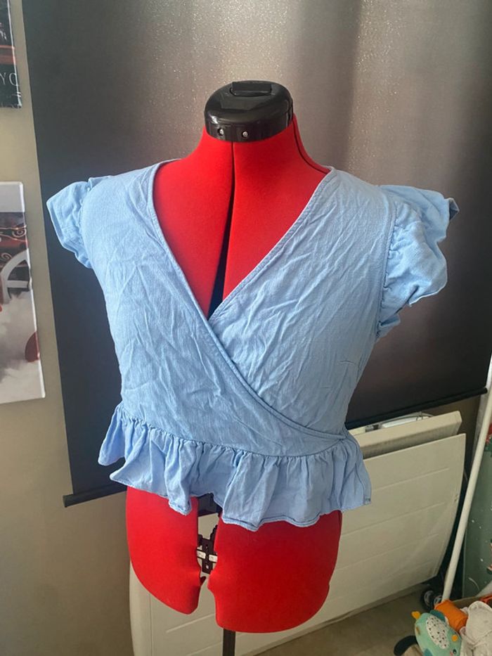 Top été bleu - photo numéro 5