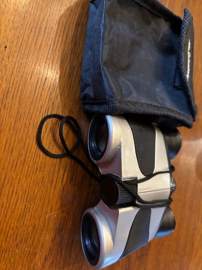 Paire de jumelles avec étui