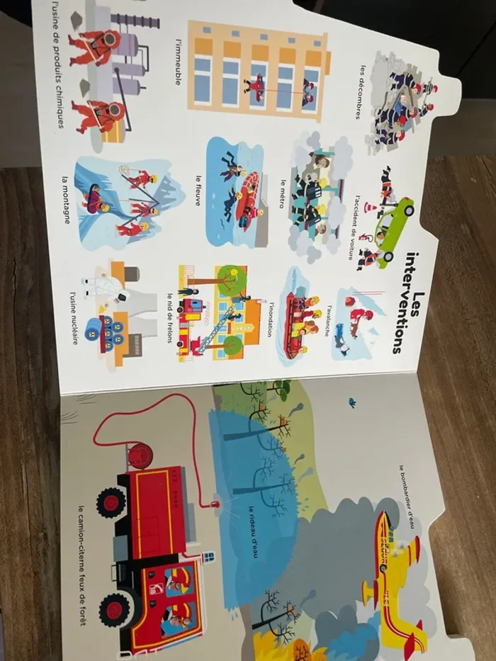 Livre Les pompiers - photo numéro 2