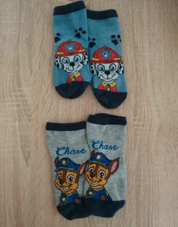 Lots de deux Paire de chaussettes Pat patrouille
