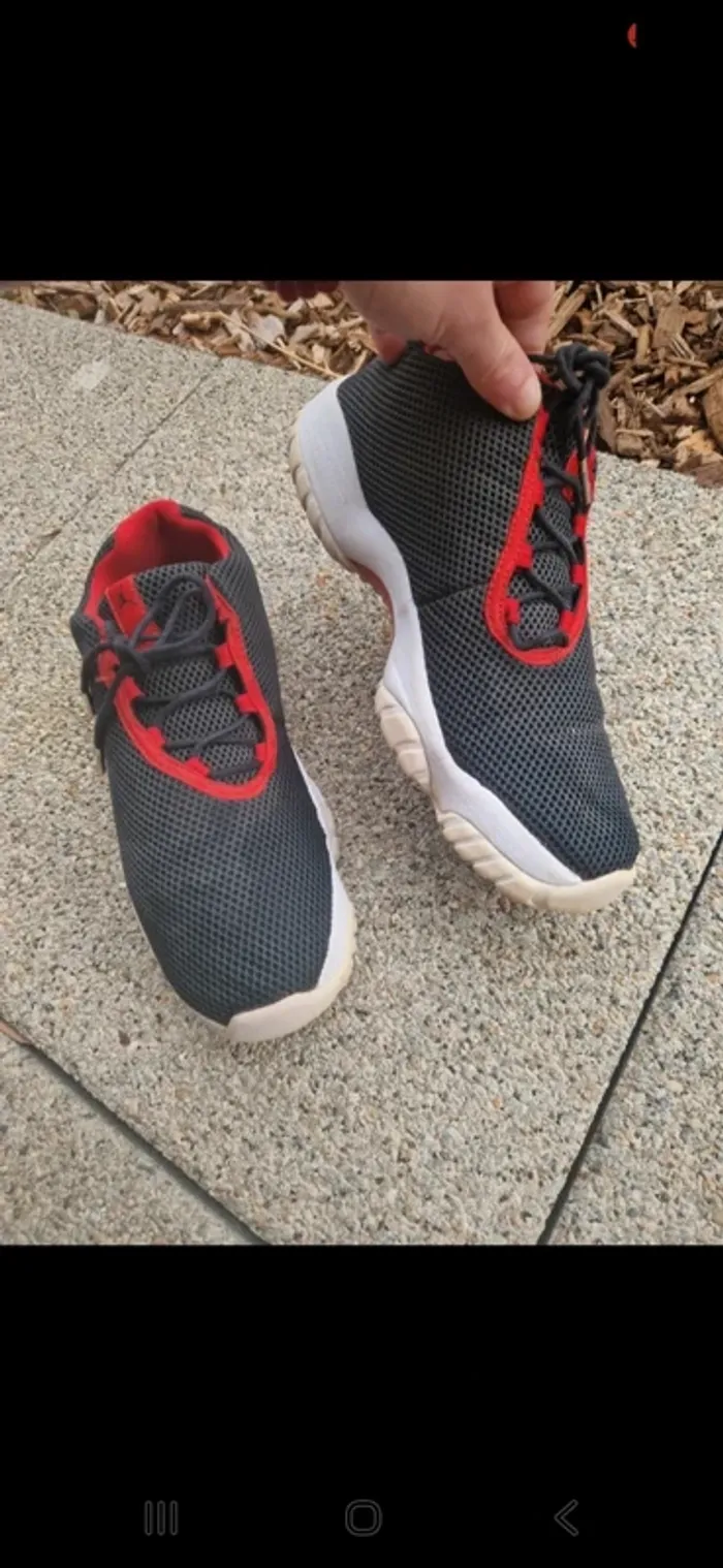Nike Air Jordan Future Low homme taille 44 noir rouge - photo numéro 7