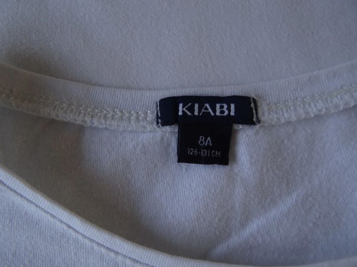 t-shirt blanc 8 ans - photo numéro 6