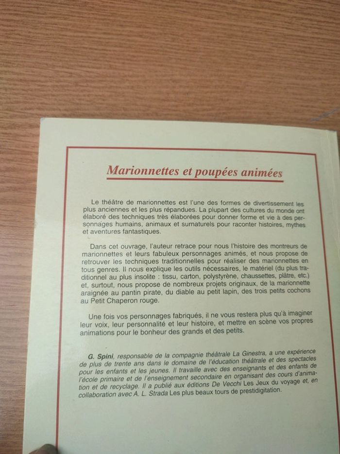 Livre marionnettes et poupée animée a fabriquer sois-meme - photo numéro 16