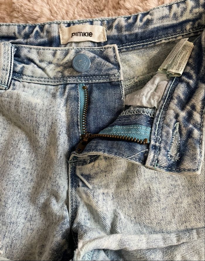 Short Jean Primark Jean Bleu délavé Fille Taille 32 Primark - photo numéro 3
