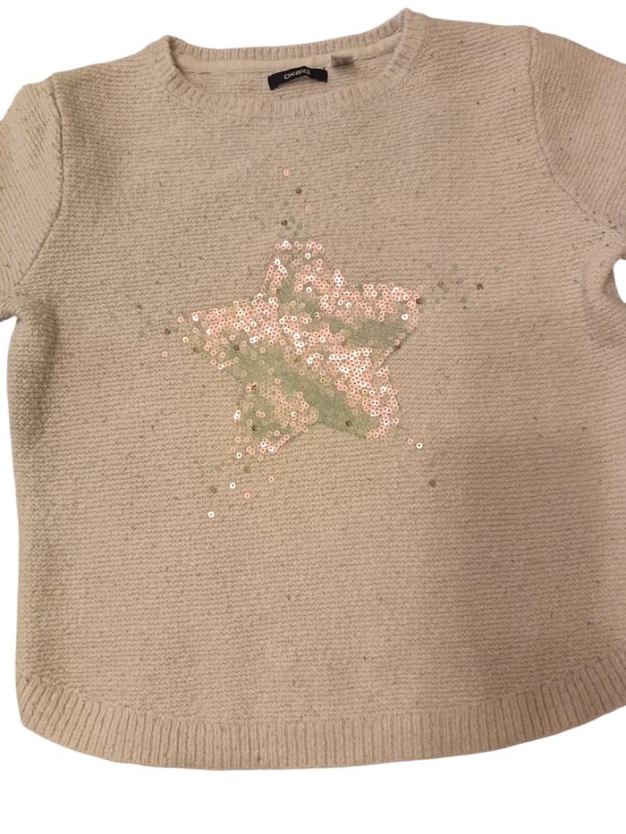 Pull 10 ans Okaïdi avec Strass - photo numéro 2
