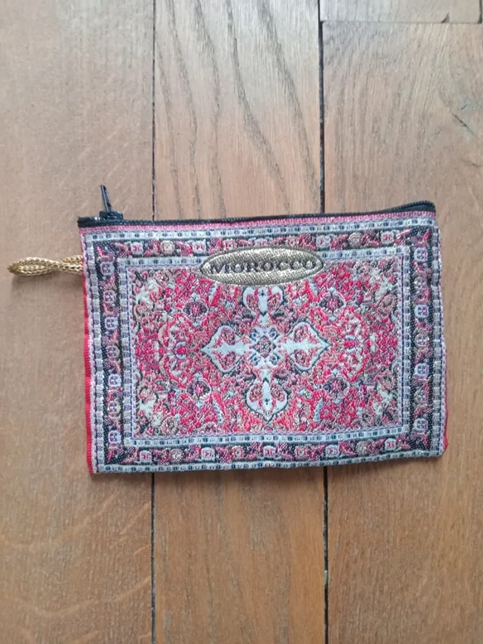 Portemonnaie femme Marocco Maroc pailleté - photo numéro 4