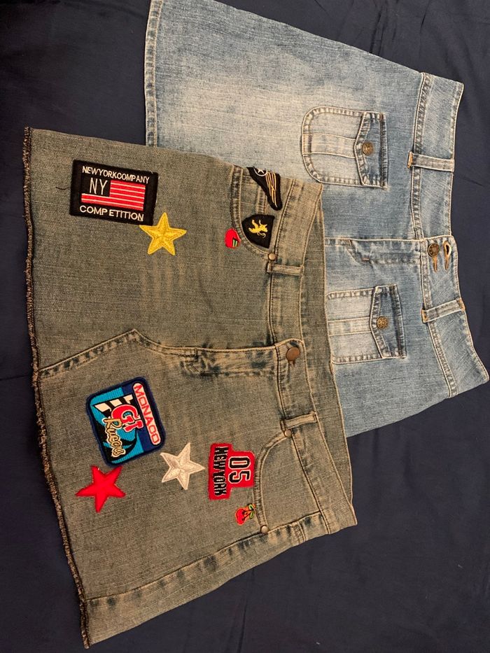 Lot mini jupes T 38 et 40, TBE