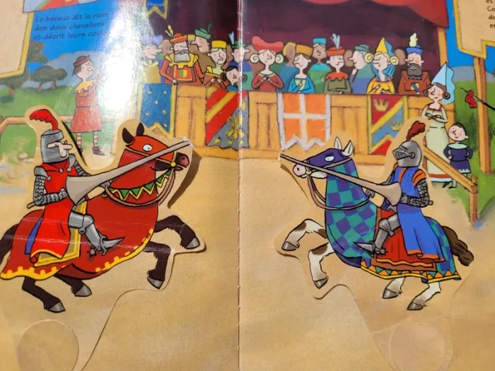 Livre animé de flaps, tirettes.. Kididoc 🛡 Les Chateaux-Forts 🐎 - photo numéro 13