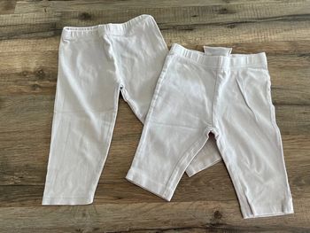 Lot 2 leggings courts 3 ans