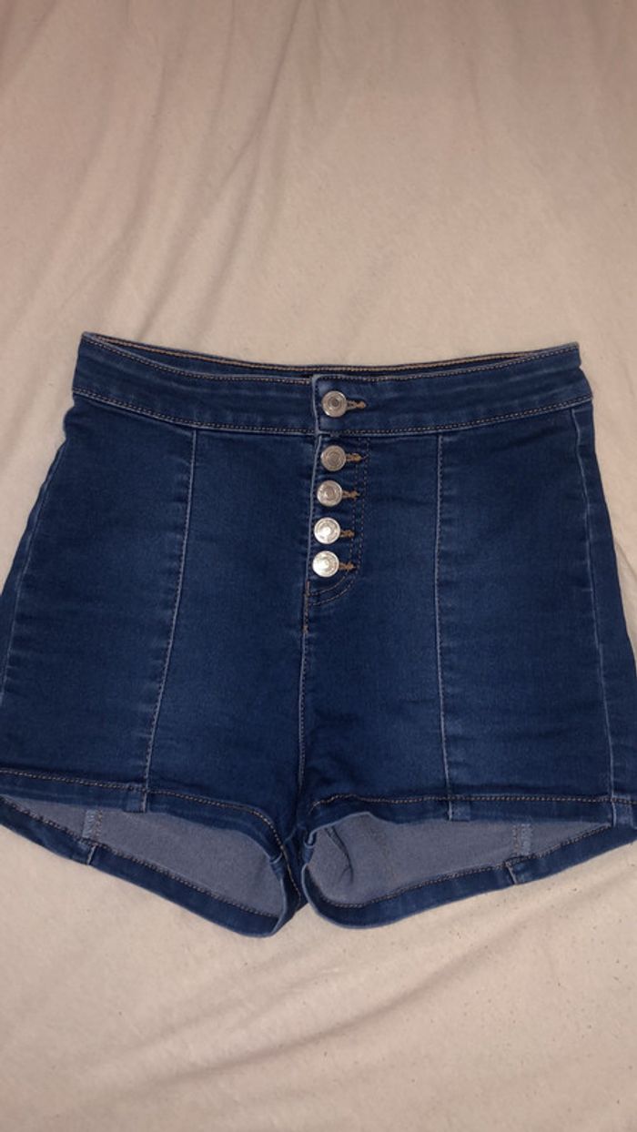 Short jean taille haute Jennyfer