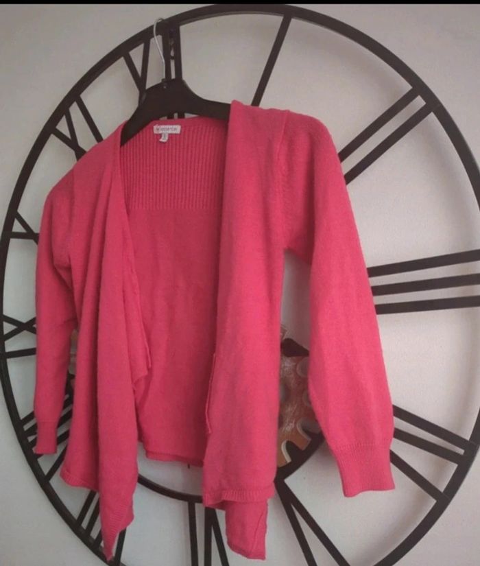 Cardigan 🌿gilet fille rose