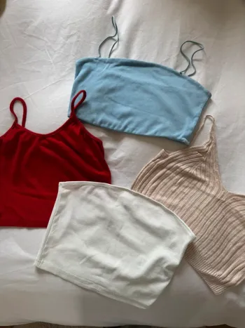 Bandeau débardeur top court été lot
